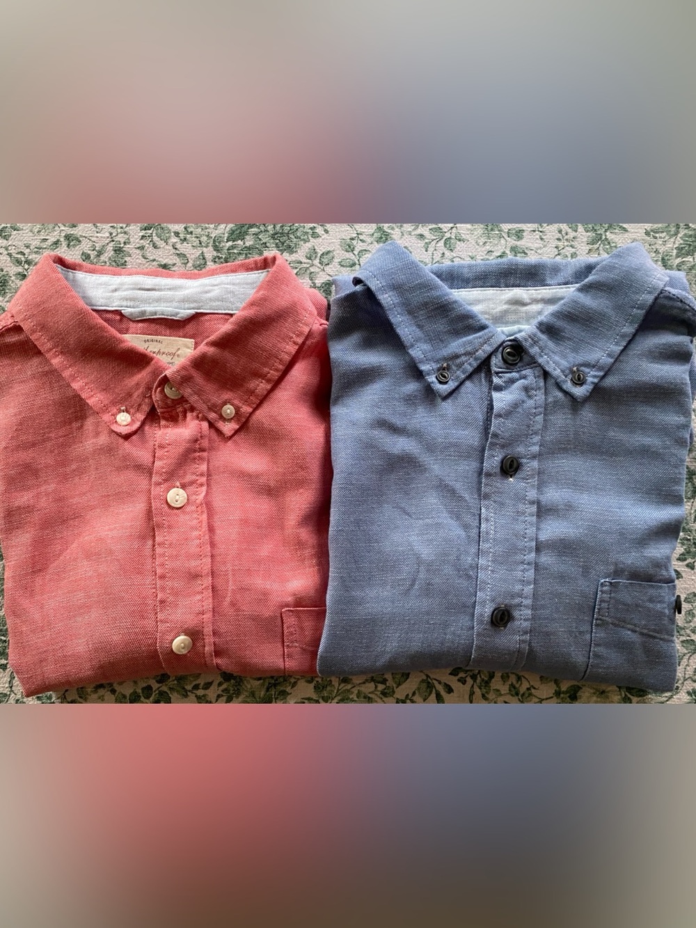 Mens Original Weatherproof Vintage Country Twill Short Sleeve Button Up 2 Pc Set